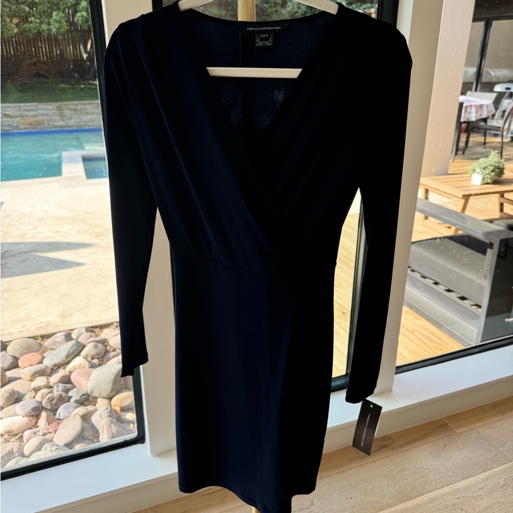 Elegant Navy Dress